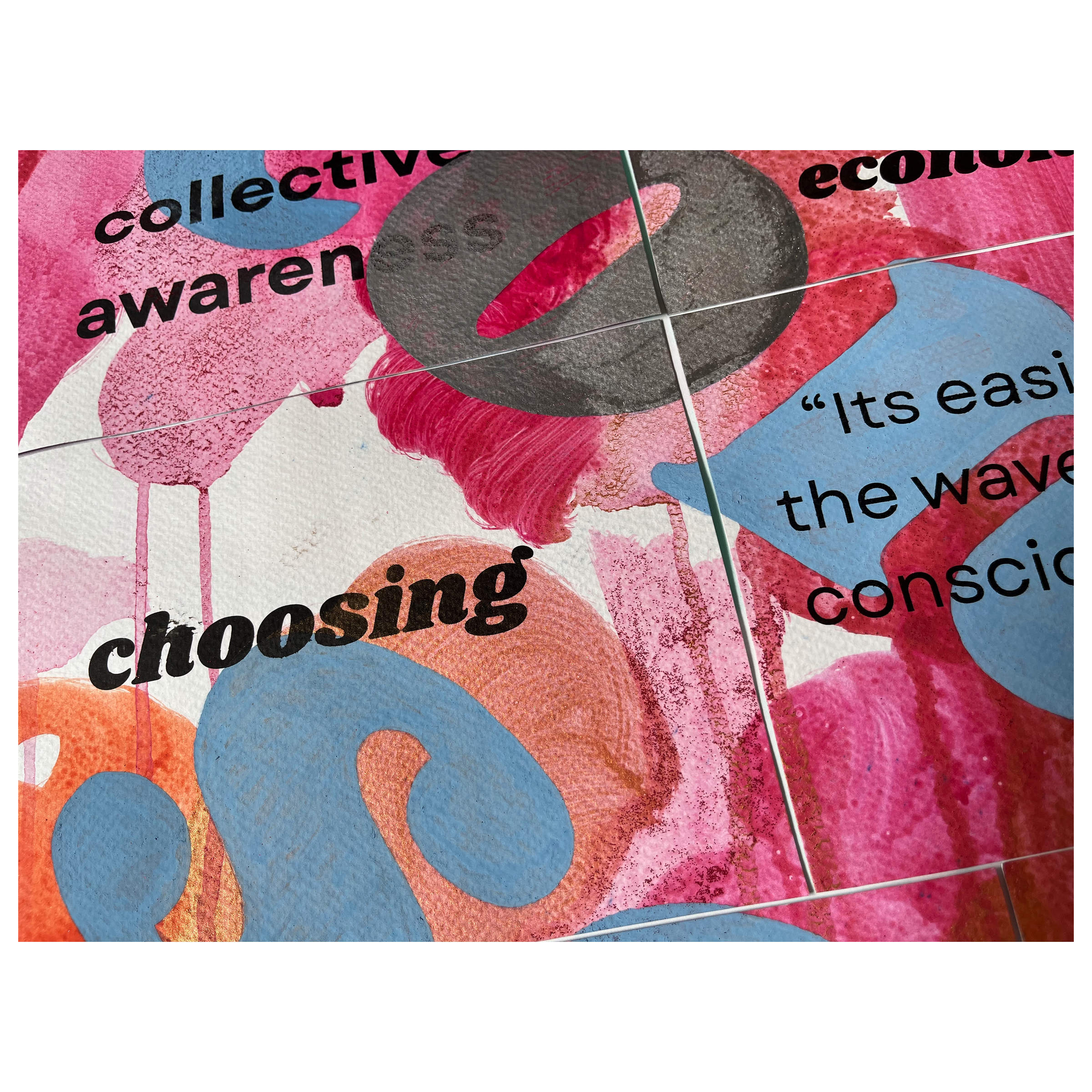 Closeup of cards reverse side.