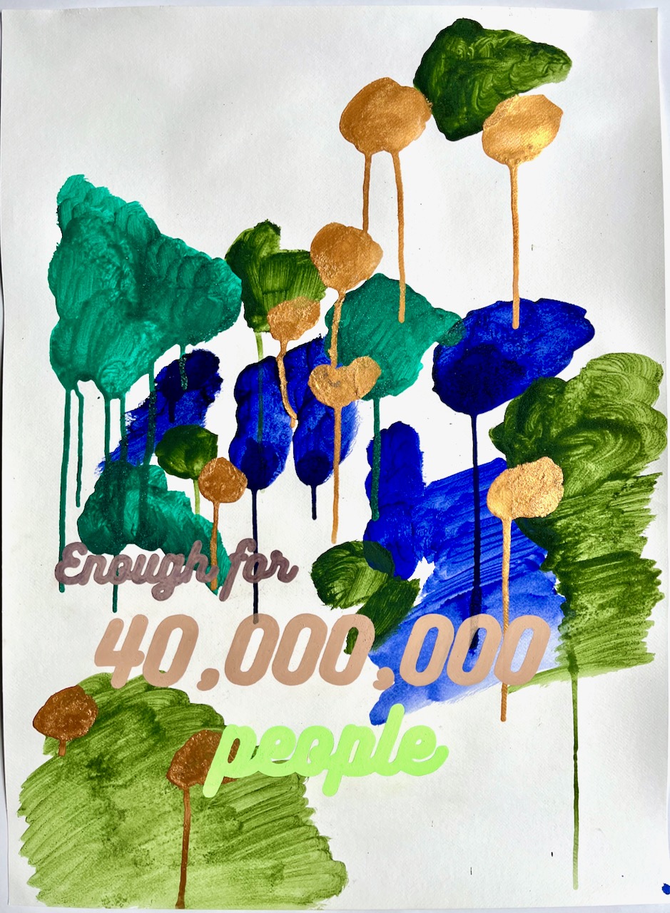 Enough for 40 million people.