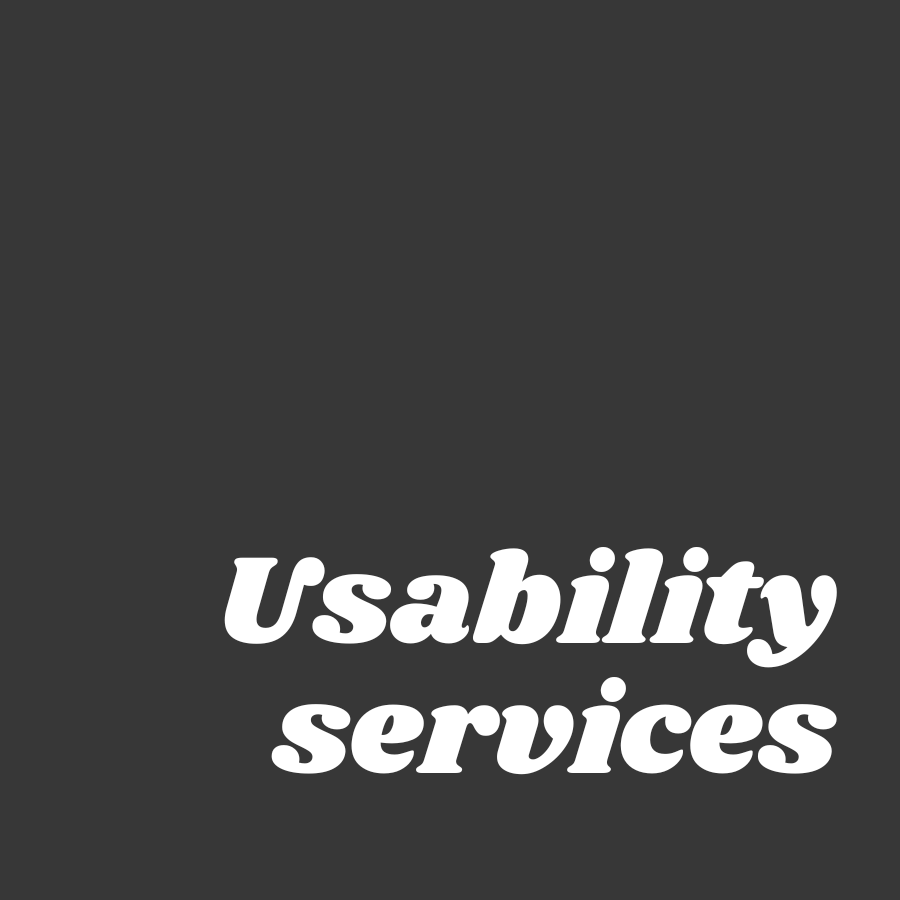 Usability services