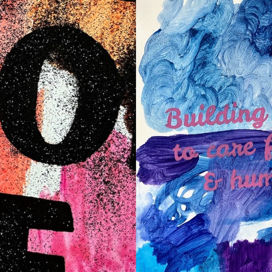 Feel / Build double-sided poster